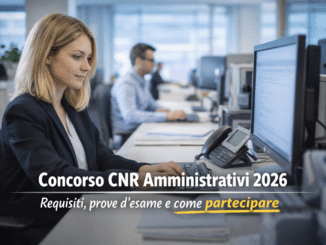 Concorso CNR Amministrativi 2026 5 posti a tempo indeterminato