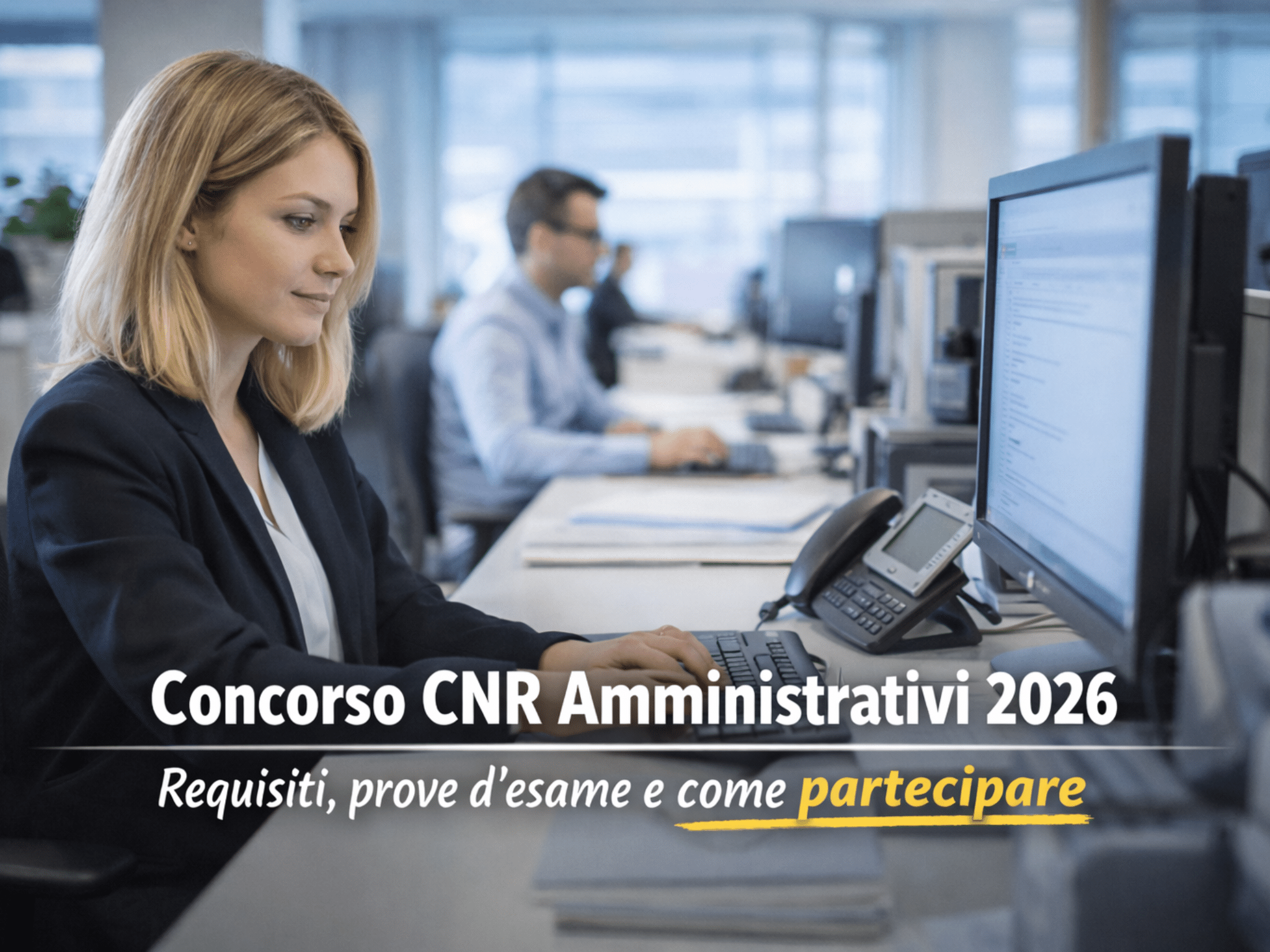 Concorso CNR Amministrativi 2026: 5 posti a tempo indeterminato