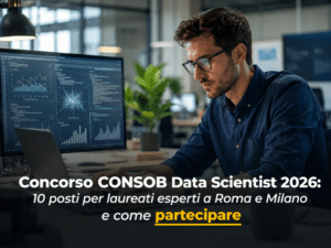 Concorso CONSOB Data Scientist 2026 10 posti