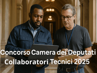 Concorso Camera dei Deputati Collaboratori Tecnici 2025