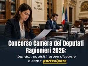 Concorso Camera dei Deputati Ragionieri 20 posti per laureati