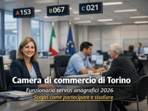 Concorso Camera di Commercio Di Torino Funzionari 2026