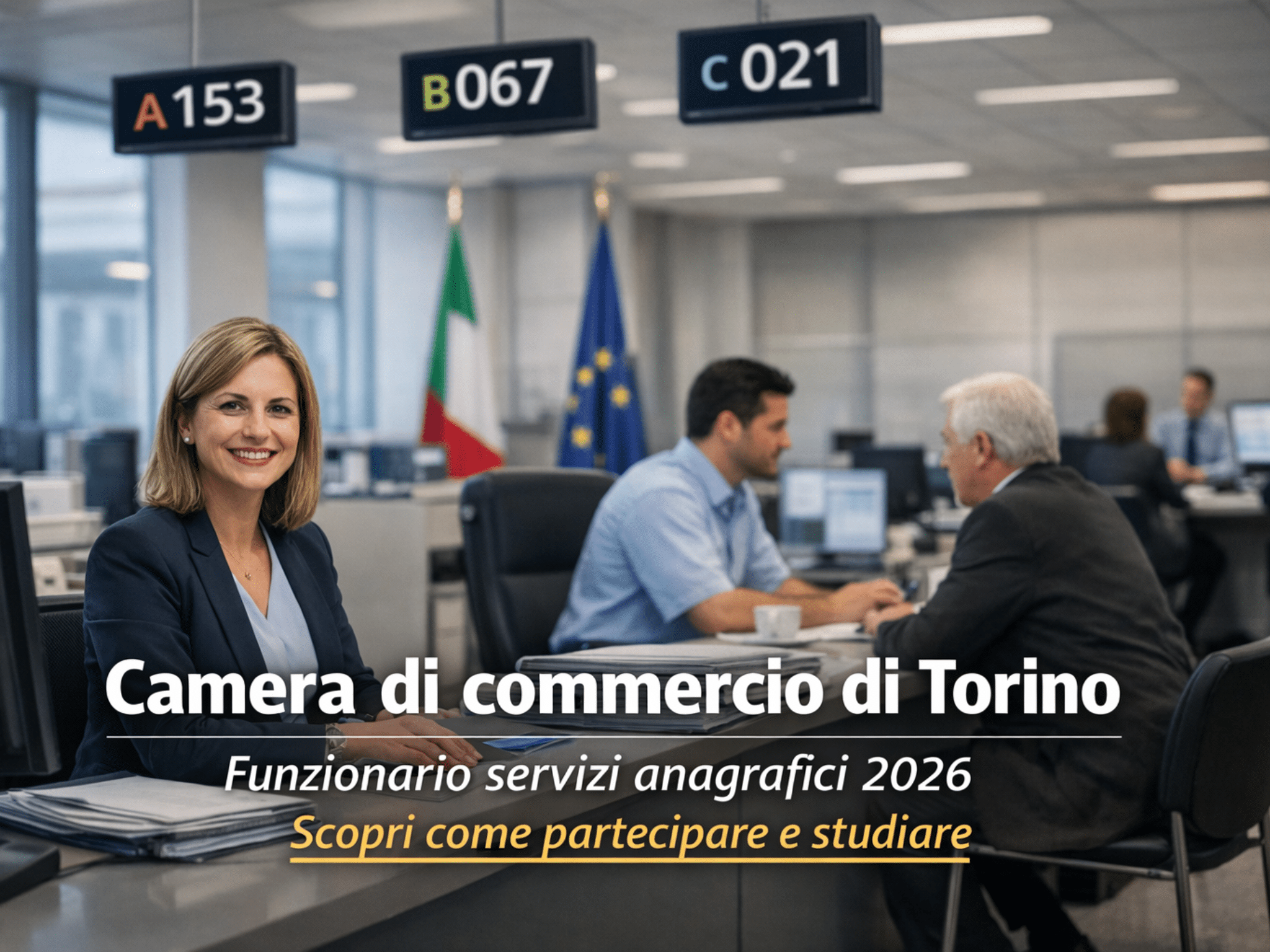 Concorso Camera di Commercio Torino Funzionari 2026 - 6 posti a tempo indeterminato