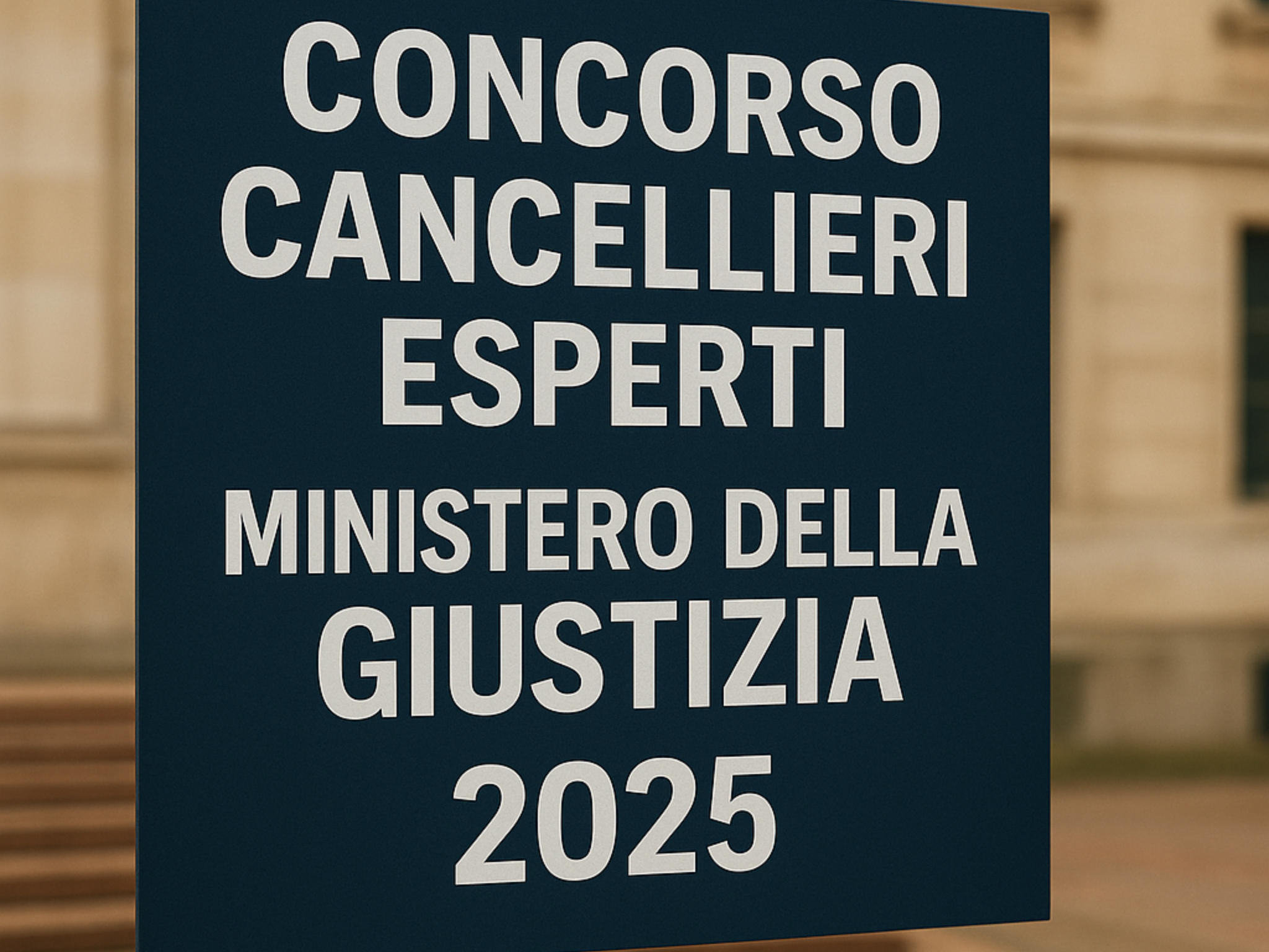 Concorso Cancellieri Esperti Ministero della Giustizia 2025 chiesta l'autorizzazione per un bando da 2600-2700 posti