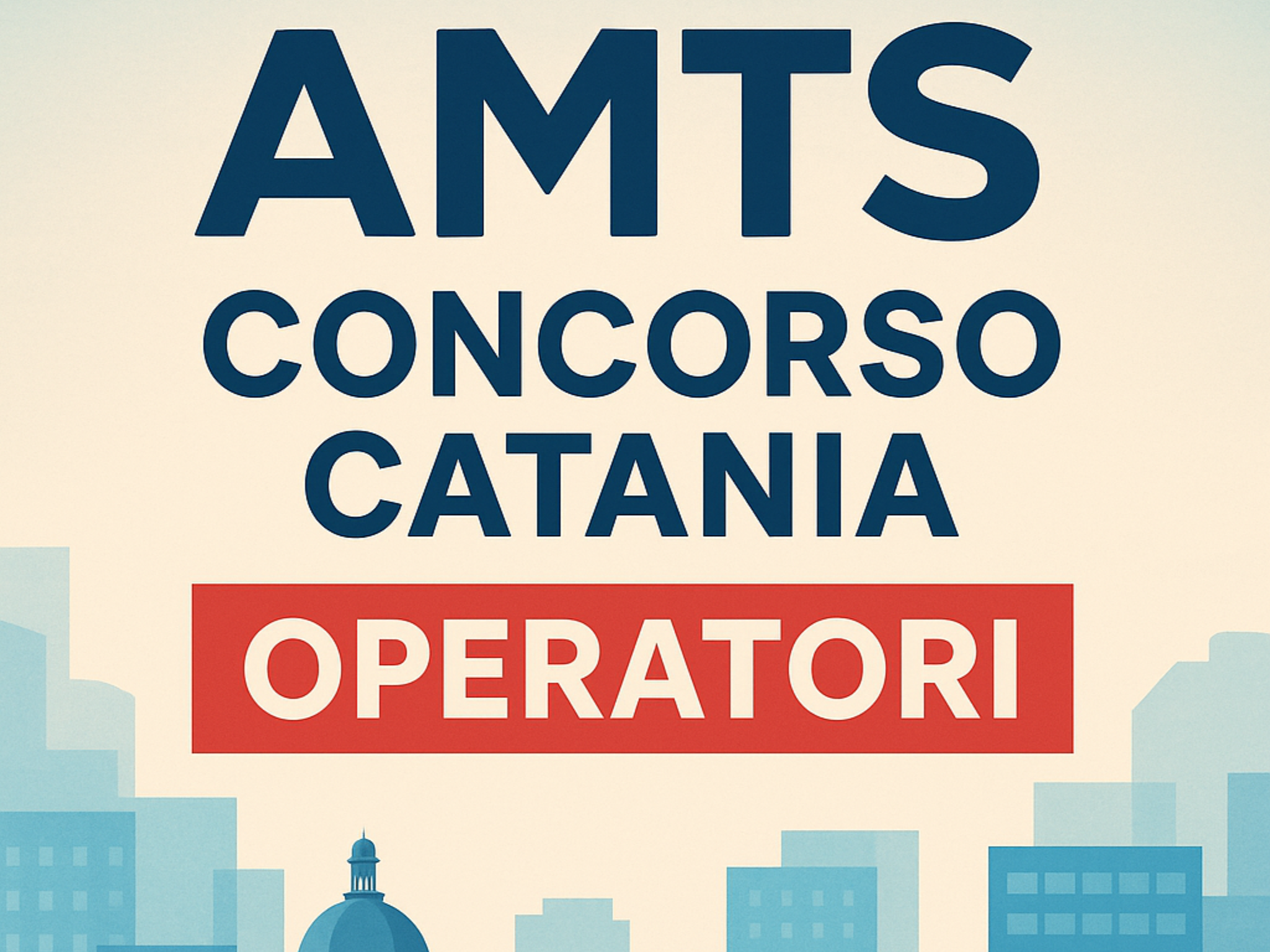 Concorso Catania AMTS Operatori d'ufficio 2025 Selezione per categorie protette
