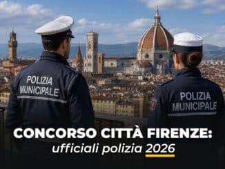 Concorso Città Firenze Ufficiali Polizia 2026 5 posti per laureati