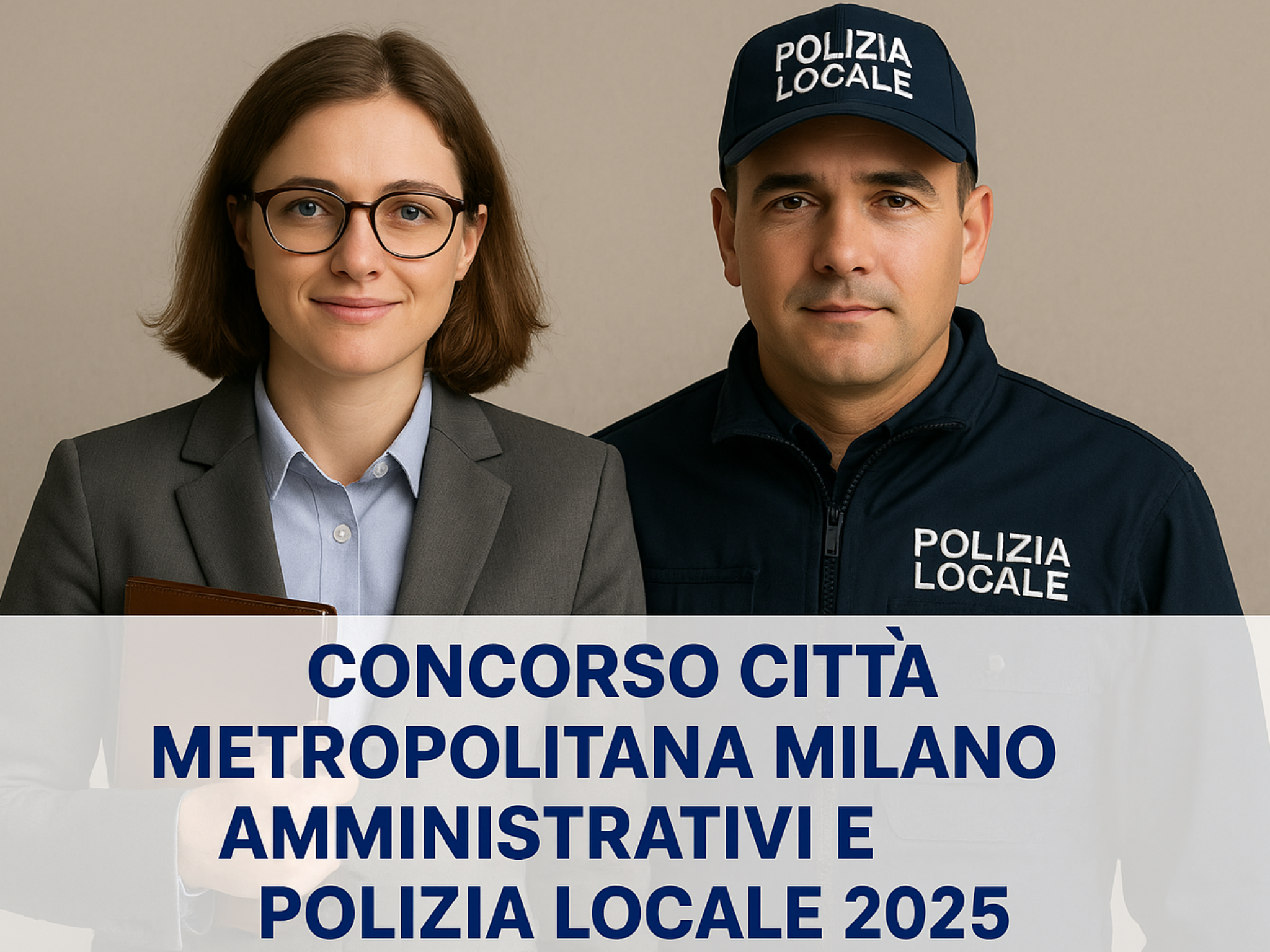 Concorso Città Metropolitana Milano Amministrativi e Polizia Locale 2025 - 8 posti a tempo indeterminato