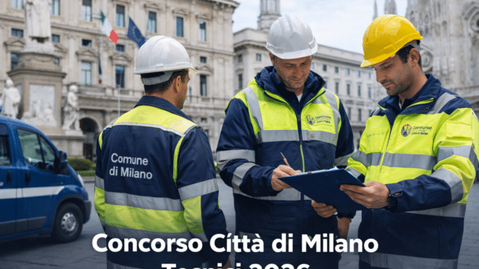 Concorso Città di Milano Tecnici 2026
