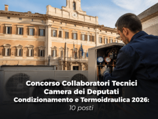 Concorso Collaboratori Tecnici Camera dei Deputati Condizionamento