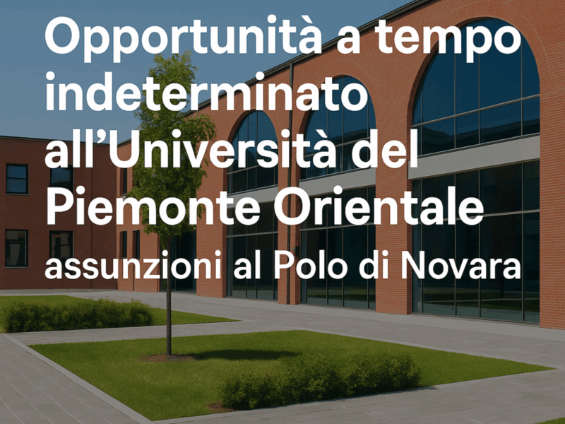 Concorso Collaboratori tecnici Polo Novara