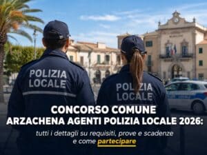 Concorso Comune Arzachena Agenti Polizia Locale 2026 12 posti per diplomati