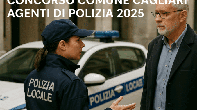 Concorso Comune Cagliari Agenti di Polizia 2025: 47 posti