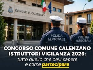 Concorso Comune Calenzano Istruttori Vigilanza 2026 14 posti a tempo indeterminato