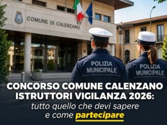Concorso Comune Calenzano Istruttori Vigilanza 2026 14 posti a tempo indeterminato