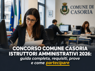 Concorso Comune Casoria Istruttori Amministrativi 2026 5 posti a tempo indeterminato