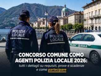 Concorso Comune Como Agenti Polizia Locale 2026 3 posti a tempo indeterminato