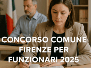Concorso Comune Firenze per Funzionari 2025 bandi settore tecnico