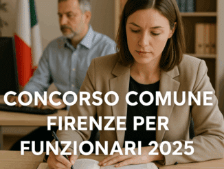 Concorso Comune Firenze per Funzionari 2025 bandi settore tecnico