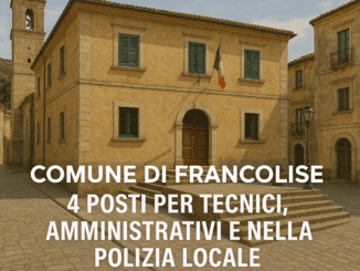 Concorso Comune Francolise 2025 4 posti per tecnici, amministrativi