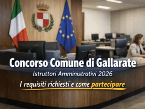 Concorso Comune Gallarate Istruttori Amministrativi 2026 elenchi di idonei per diplomati