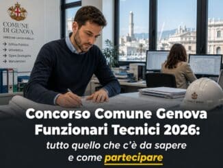 Concorso Comune Genova Funzionari Tecnici 2026 6 posti a tempo indeterminato