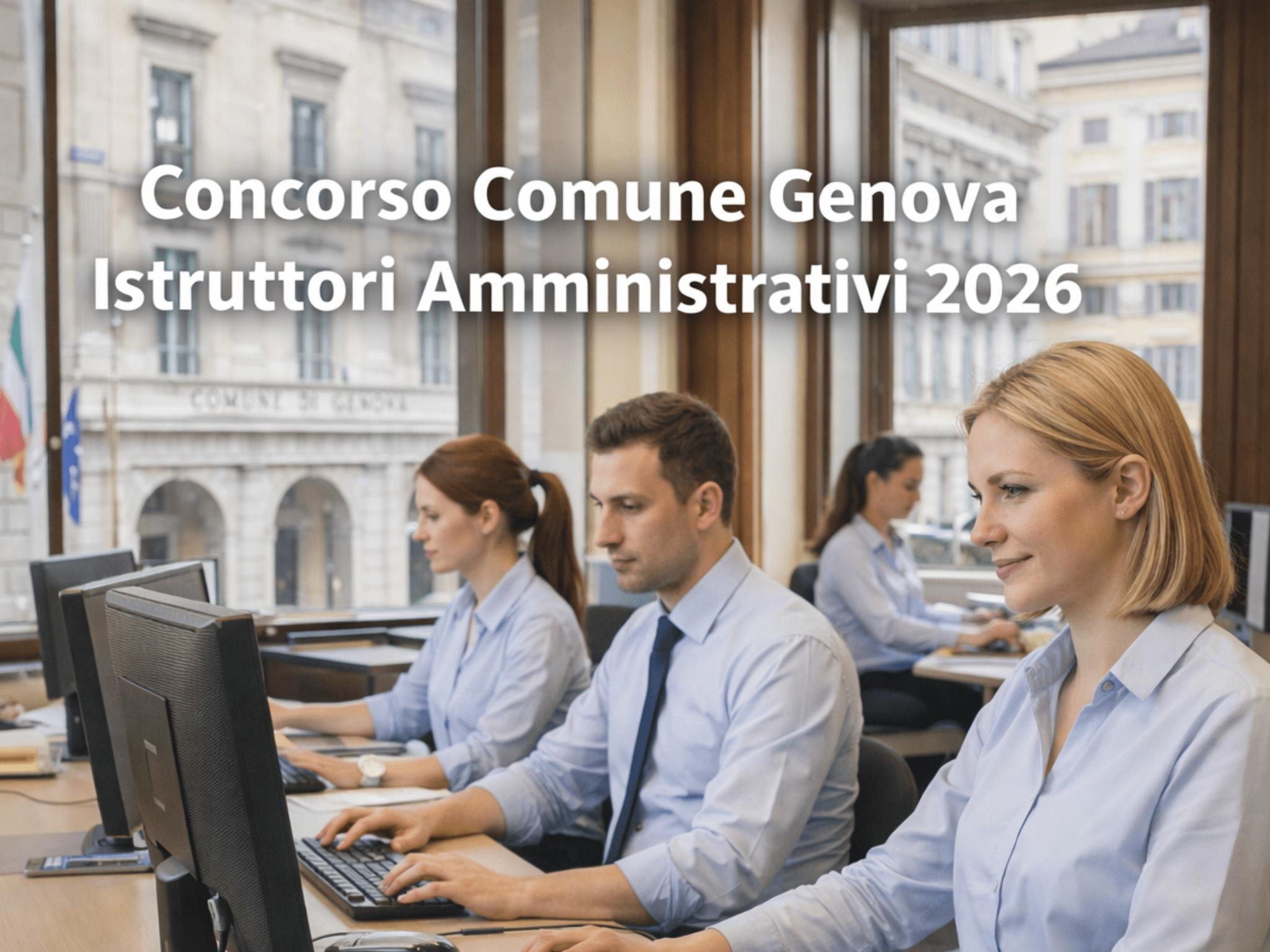 Concorso Comune Genova Istruttori Amministrativi 2026 - 10 posti per categorie protette