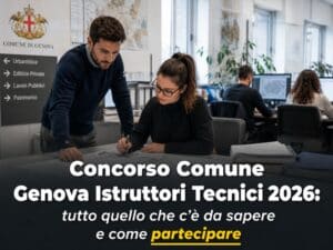 Concorso Comune Genova Istruttori Tecnici 2026 7 posti a tempo indeterminato