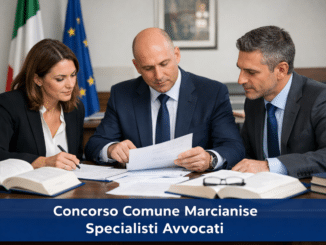 Concorso Comune Marcianise Specialisti Avvocati 2026