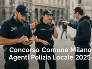 Concorso Comune Milano Agenti Polizia Locale 2025 - 15 posti per diplomati
