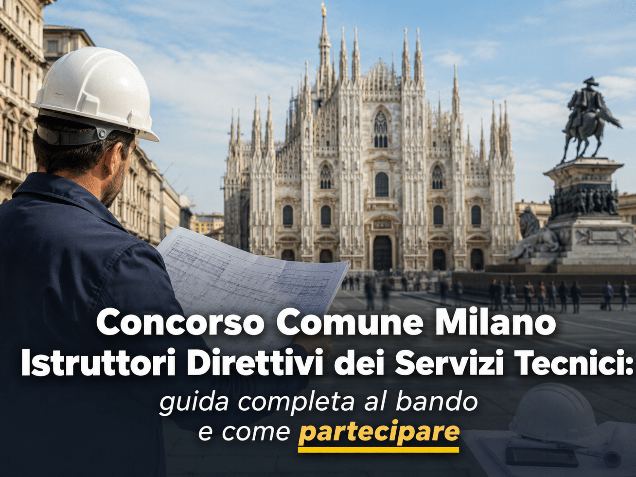 Concorso Comune Milano Istruttori Direttivi dei Servizi Tecnici 2026: 16 posti a tempo indeterminato