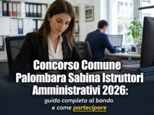 Concorso Comune Palombara Sabina Istruttori Amministrativi 2026 4 posti per diplomati