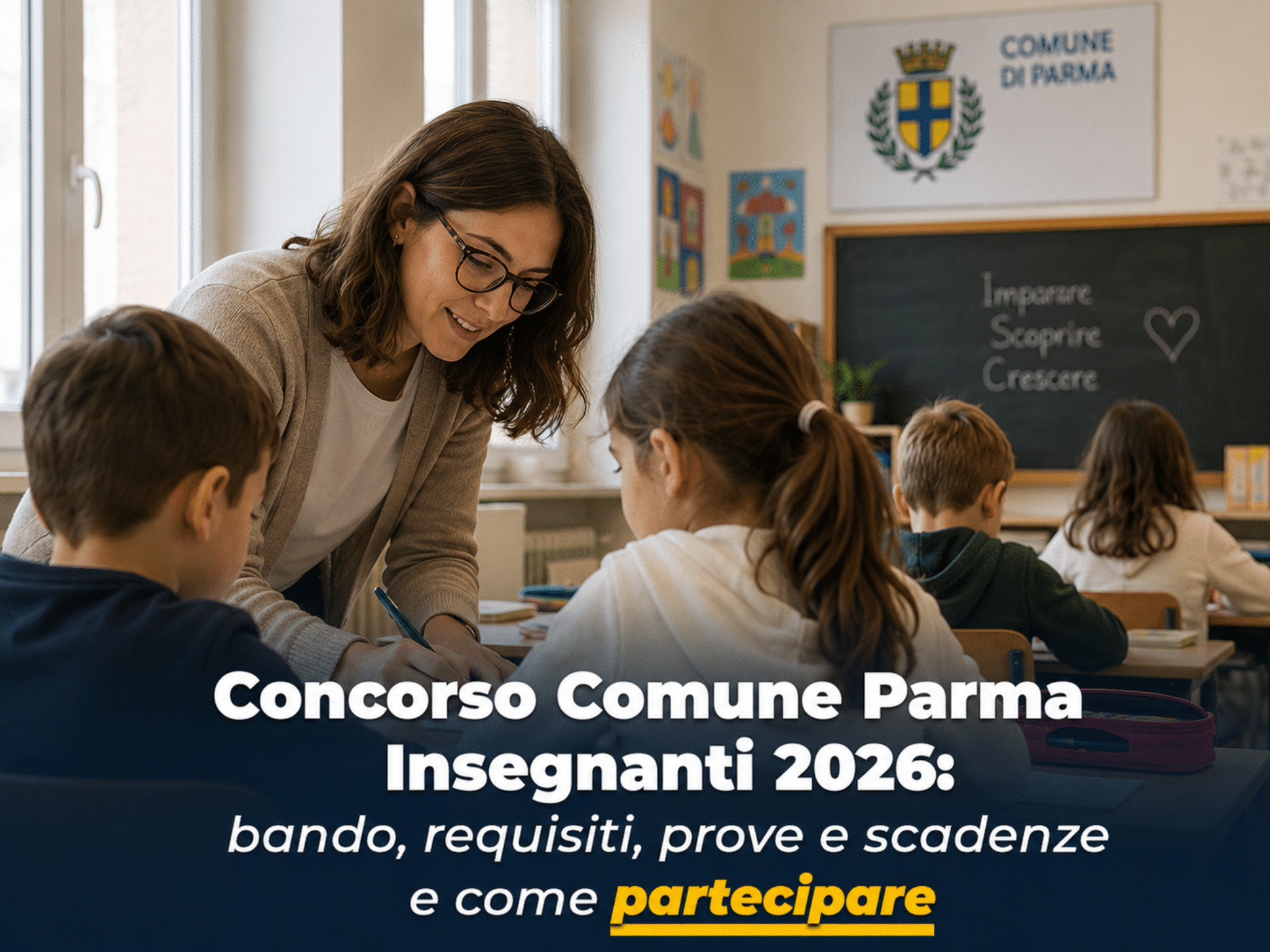 Concorso Comune Parma Insegnanti 2026: 6 posti a tempo indeterminato