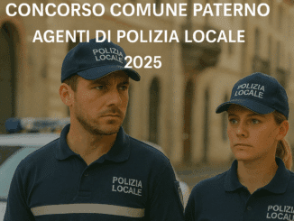 Concorso Comune Paternò Agenti di Polizia Locale 2025 7 posti a tempo indeterminato