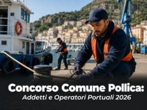 Concorso Comune Pollica Addetti e Operatori Portuali 2026 11 posti con licenza media