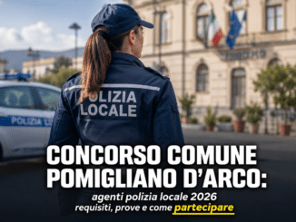 Concorso Comune Pomigliano d'Arco Agenti Polizia Locale 2026 2 posti a tempo indeterminato