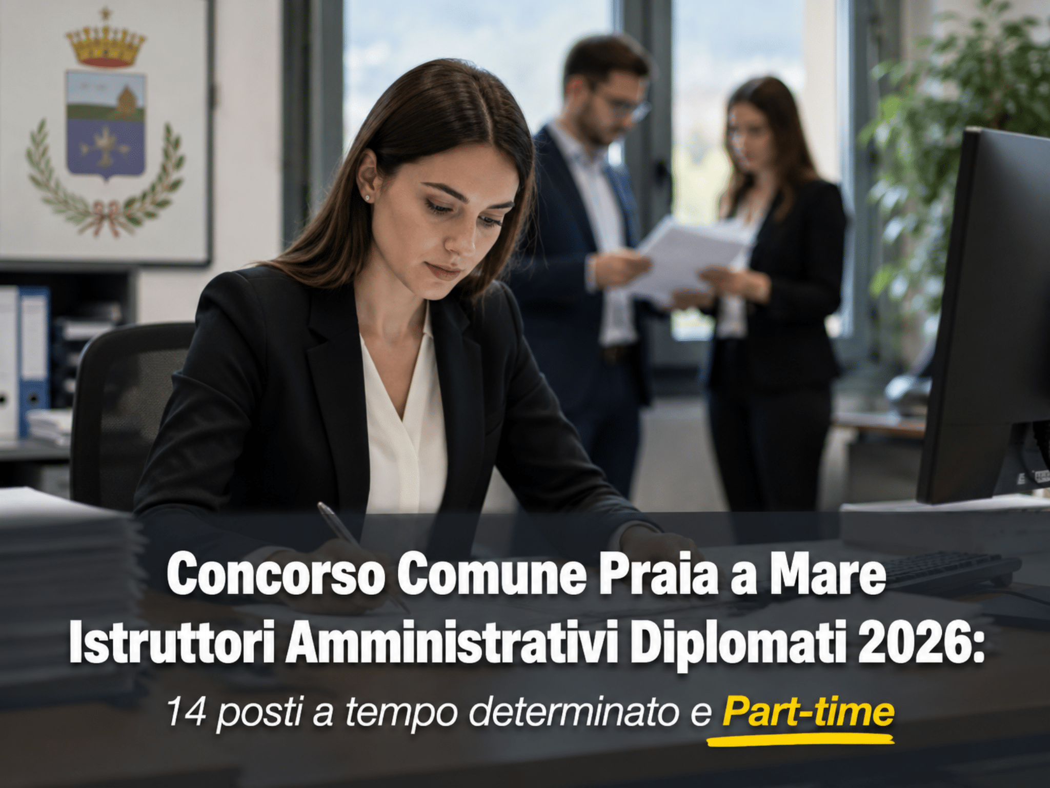 Concorso Comune Praia a Mare Istruttori Amministrativi Diplomati 2026
