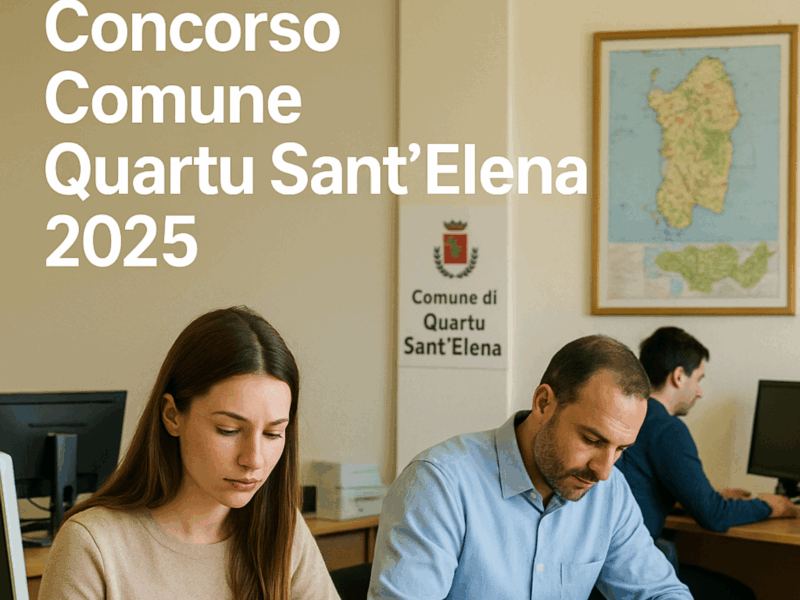 Concorso Comune Quartu Sant'Elena 2025