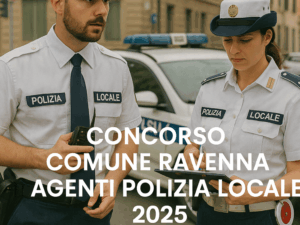 Concorso Comune Ravenna Agenti Polizia Locale 2025