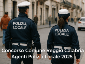 Concorso Comune Reggio Calabria Agenti Polizia Locale 2025