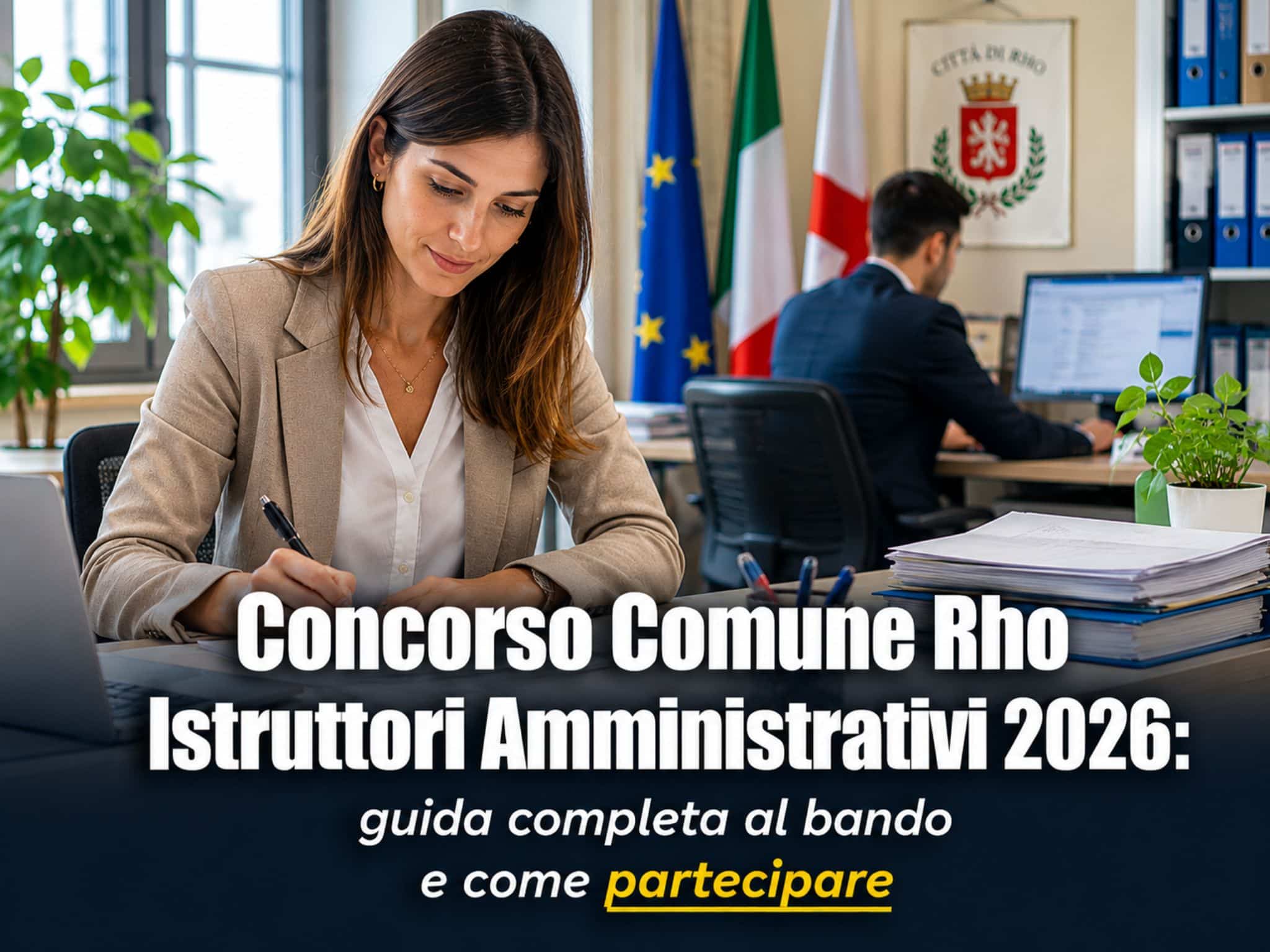 Concorso Comune Rho Istruttori Amministrativi 2026: 16 posti a tempo indeterminato