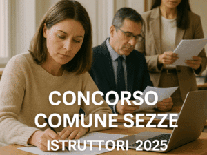 Concorso Comune Sezze Istruttori 2025