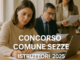 Concorso Comune Sezze Istruttori 2025