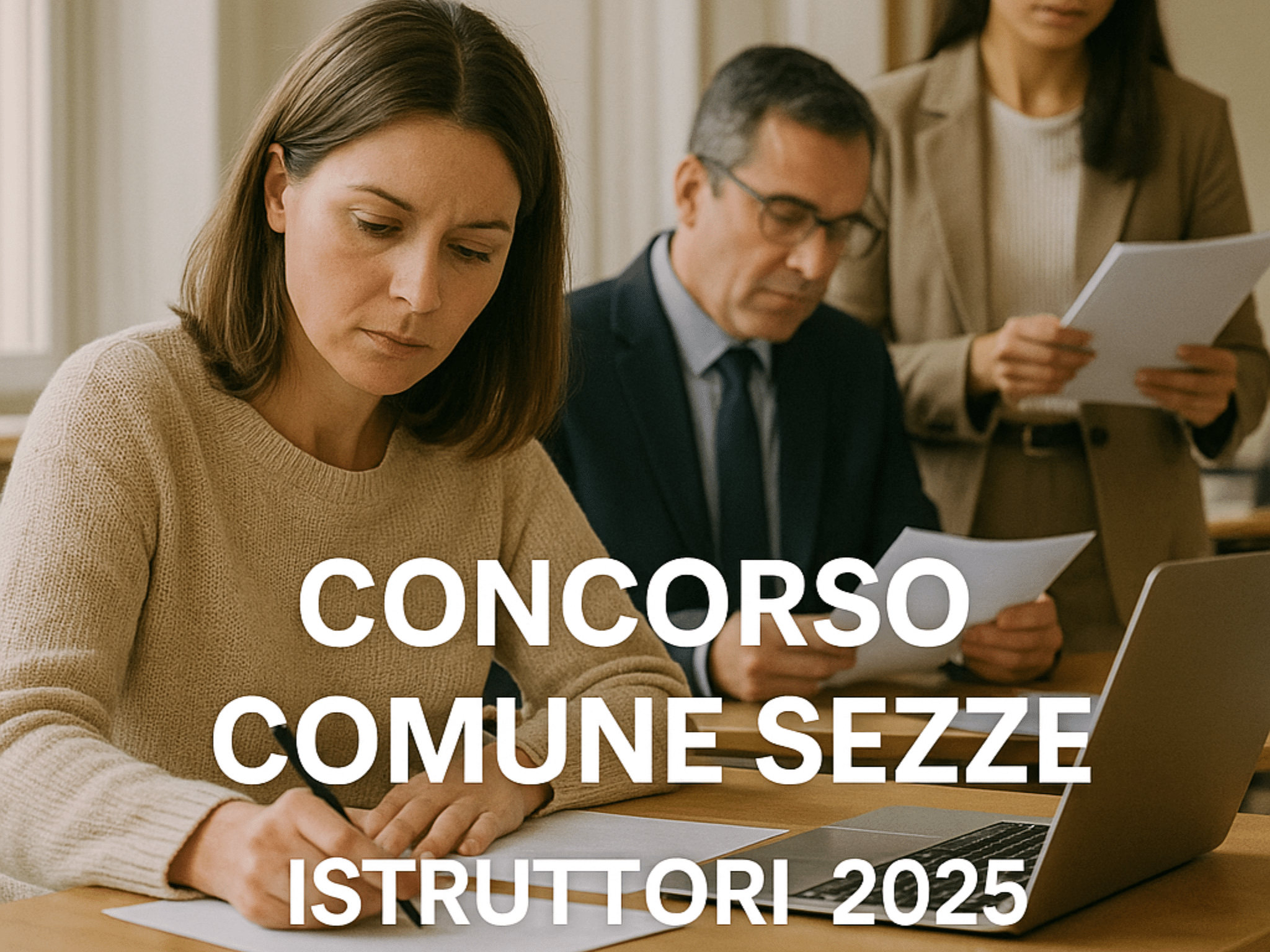 Concorso Comune Sezze Istruttori 2025