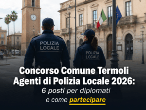 Concorso Comune Termoli Agenti di Polizia Locale