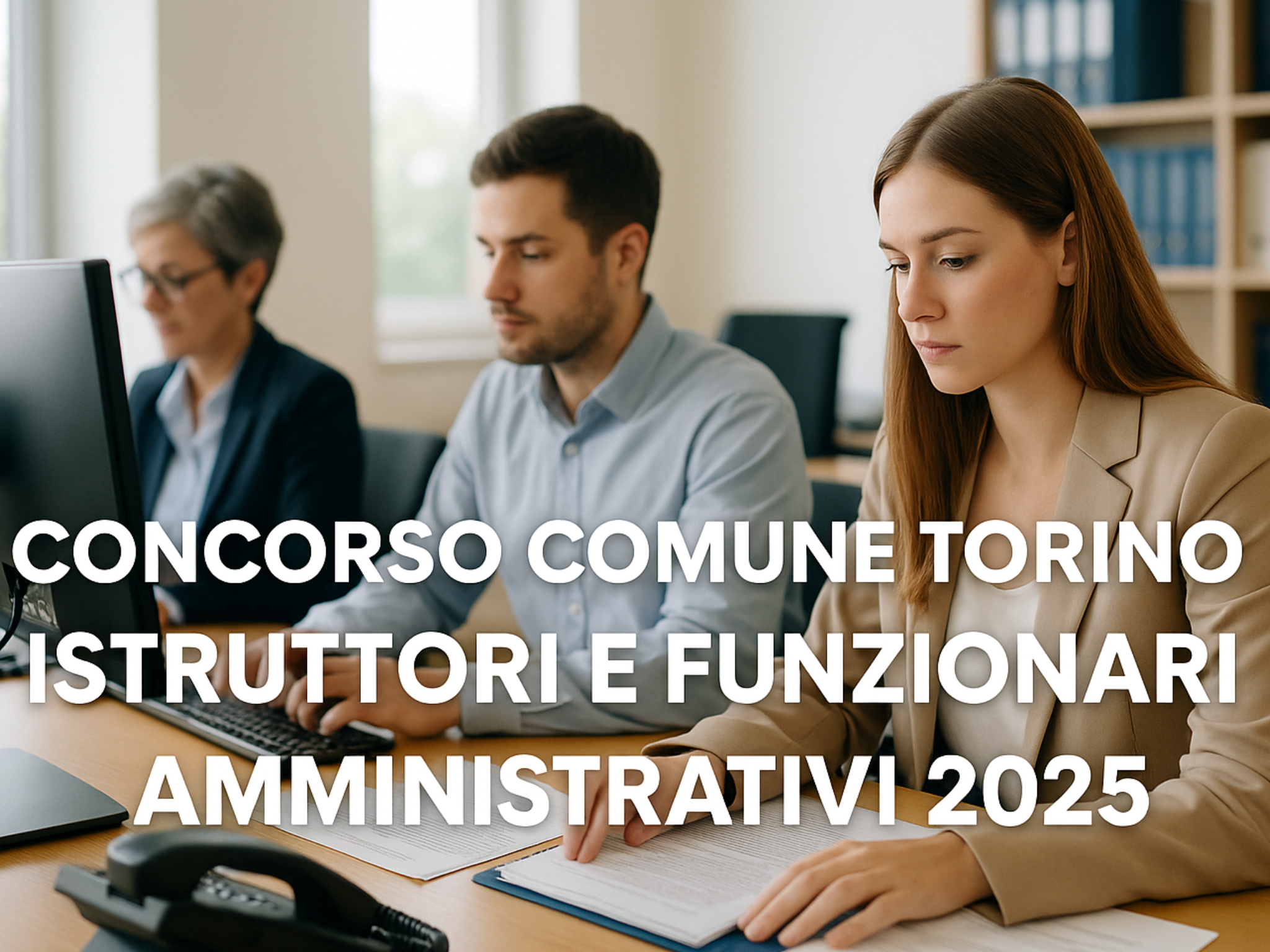 Concorso Comune Torino Istruttori e Funzionari Amministrativi 2025