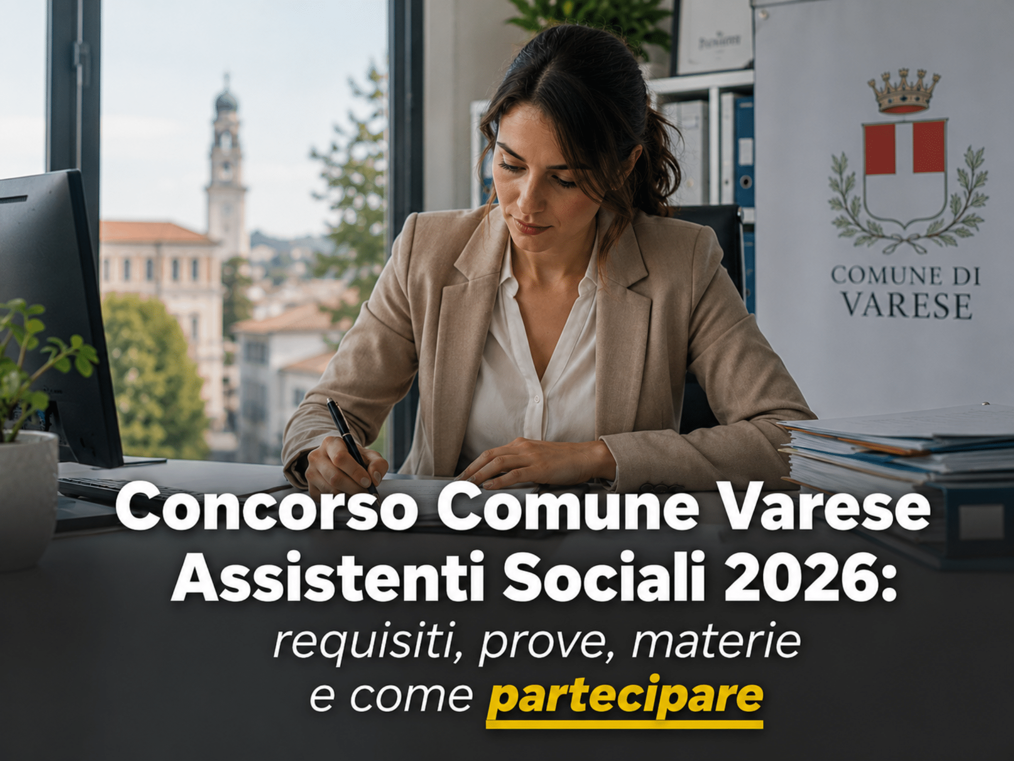 Concorso Comune Varese Assistenti Sociali 2026: 4 posti a tempo indeterminato