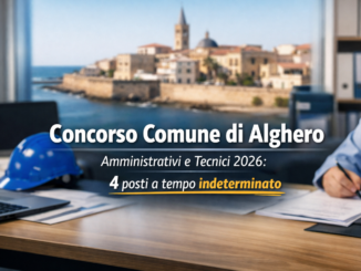 Concorso Comune di Alghero Amministrativi e Tecnici 2026 4 posti a tempo indeterminato