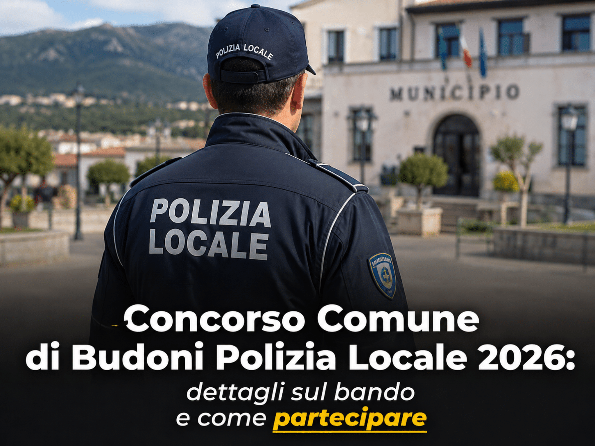Concorso Comune di Budoni Polizia Locale 2026