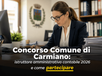 Concorso Comune di Carmiano Istruttore amministrativo contabile 2026: 5 posti a tempo indeterminato