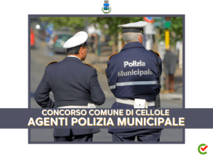 Concorso Comune di Cellole Agenti Polizia Municipale